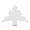 Ekena Millwork Alberta Architectural Grade PVC Gable Bracket, 36"W x 22 1/2"H x 6"D x 6"F, 15/12 Pitch GBP036X23X0606ALB00 - alternate 4